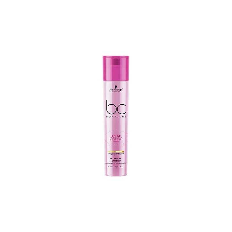 Schwarzkopf BC Color Freeze Gold Shimmer, szampon do ciepłych odcieni blond 250ml Schwarzkopf BC Color Freeze Gold Shimmer, szampon do ciepłych odcieni blond 250ml