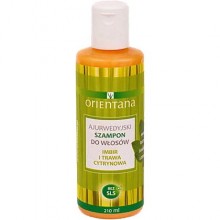 Orientana Ajurwedyjski naturalny szampon imbir i trawa cytrynowa 210ml