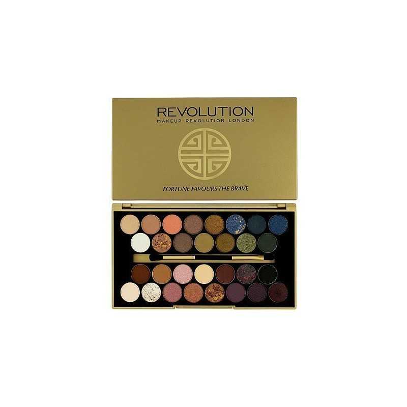 Makeup Revolution 30 Ultra Eyeshadows Fortune Favours The Brave, matowe odcienie Makeup Revolution 30 Ultra Eyeshadows Fortune Favours The Brave, matowe odcienie