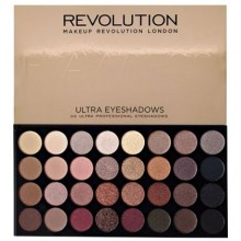Makeup Revolution 32 Ultra Eyeshadows Flawless, paleta matowych cieni do powiek