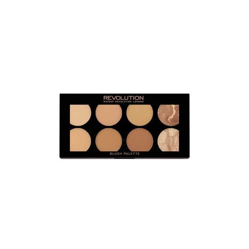 Makeup Revolution Blush Palette Bronze Palette All About Bronze 13g, napigmentowane bronzery Makeup Revolution Blush Palette Bronze Palette All About Bronze 13g, napigmentowane bronzery