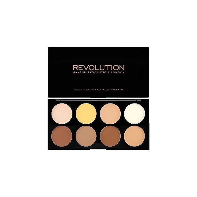 Makeup Revolution Cream Contour Palette do konturowania twarzy o kremowej konsystencji 13g Makeup Revolution Cream Contour Palette do konturowania twarzy o kremowej konsystencji 13g