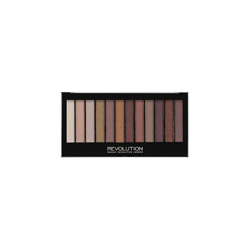 Makeup Revolution Redemption Palette Essential Shimmers, paleta cieni do powiek 14g Makeup Revolution Redemption Palette Essential Shimmers, paleta cieni do powiek 14g