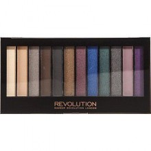 Makeup Revolution Redemption Palette Hot Smoked, 12 cieni do powiek intensywne kolory 14g