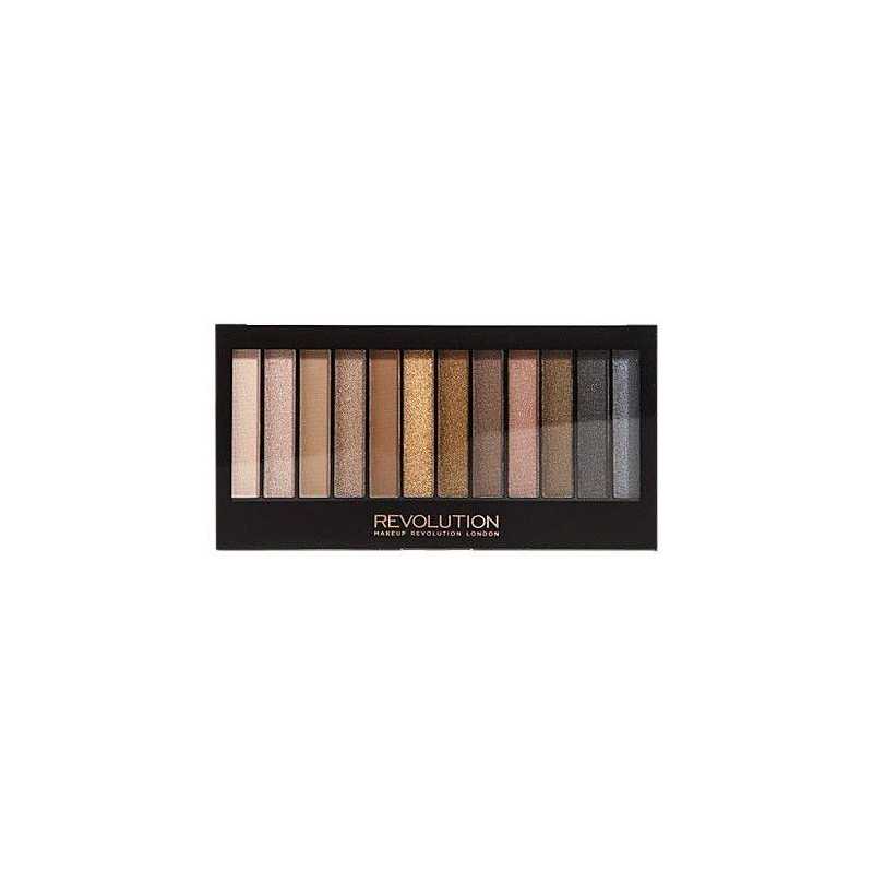 Makeup Revolution Redemption Palette Iconic 1, beże, szarość i brąz o perłowym wykończeniu Makeup Revolution Redemption Palette Iconic 1, beże, szarość i brąz o perłowym wykończeniu