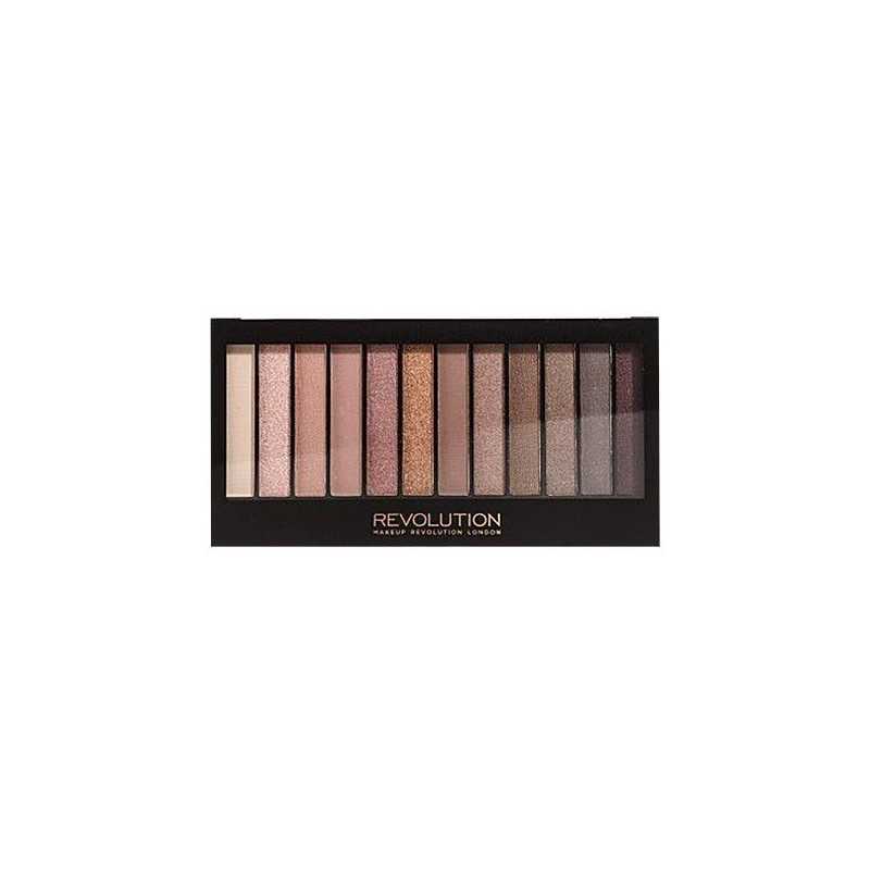 Makeup Revolution Redemption Palette Iconic 3, brązowe o satynowym wykończeniu Makeup Revolution Redemption Palette Iconic 3, brązowe o satynowym wykończeniu
