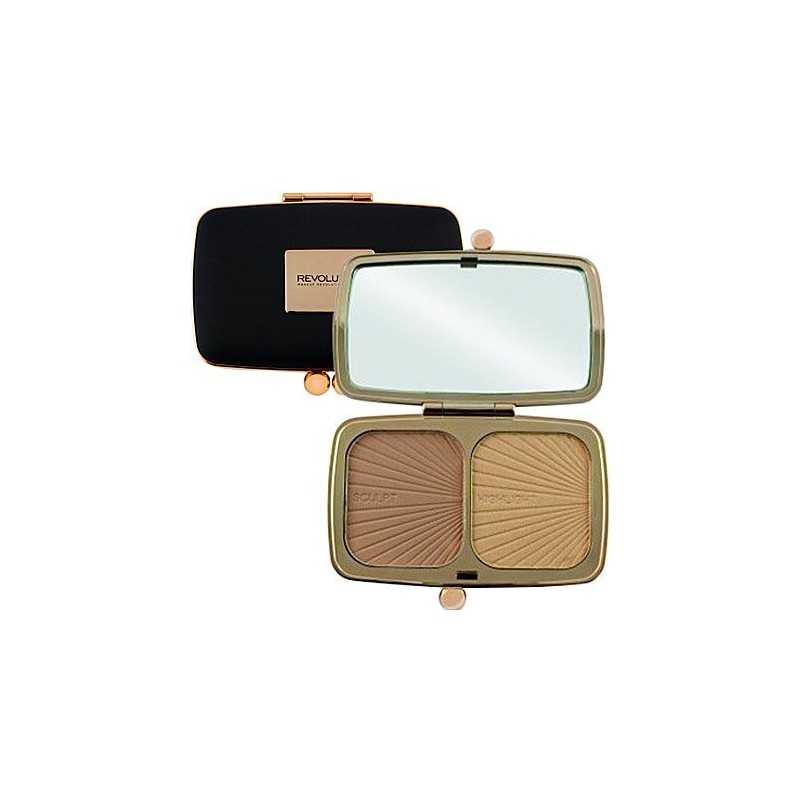 Makeup Revolution Renaissance Palette Glow, paletka do konturowania, bronzer i rozświetlacz 7g Makeup Revolution Renaissance Palette Glow, paletka do konturowania, bronzer i rozświetlacz 7g