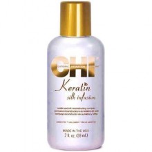 CHI Keratin Silk Infusion, Jedwab do włosów, dodający gładkości 59 ml