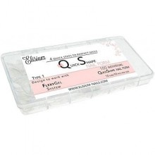 Elisium 4 Quick Shape Nail Form Type 1 120 sztuk, formy