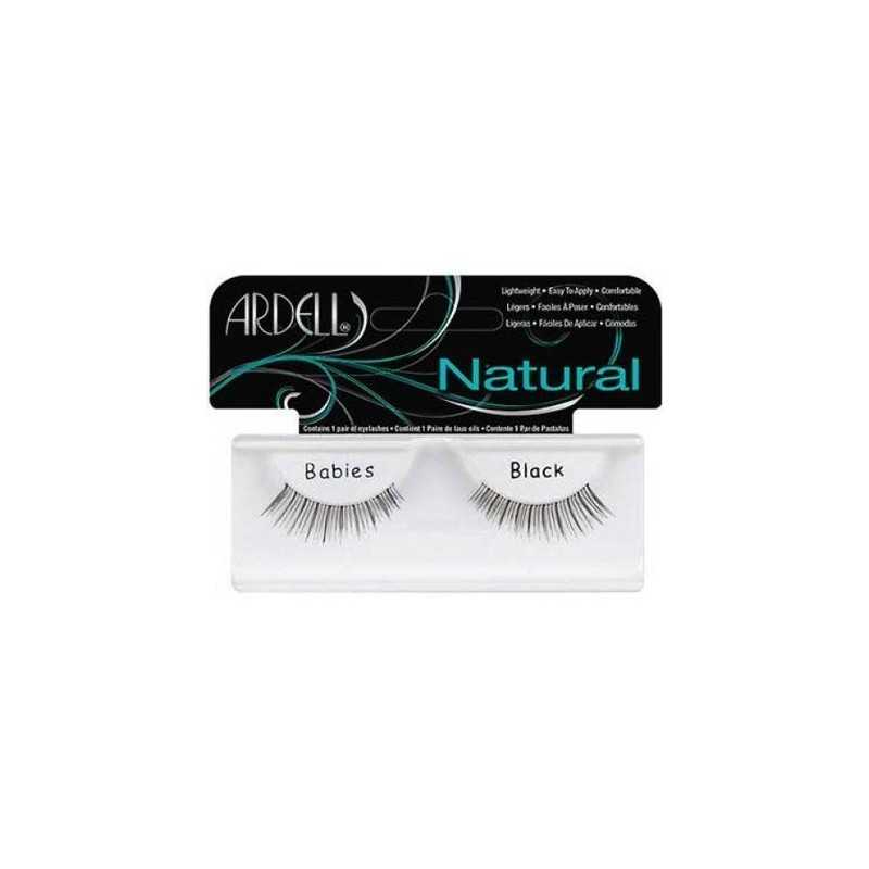 Ardell Natural Babies Black, pasek sztucznych rzęs wielokrotnego użytku Ardell Natural Babies Black, pasek sztucznych rzęs wielokrotnego użytku