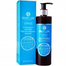 BasicLab Capillus - stymulująca odżywka przeciw wypadaniu włosów 300ml