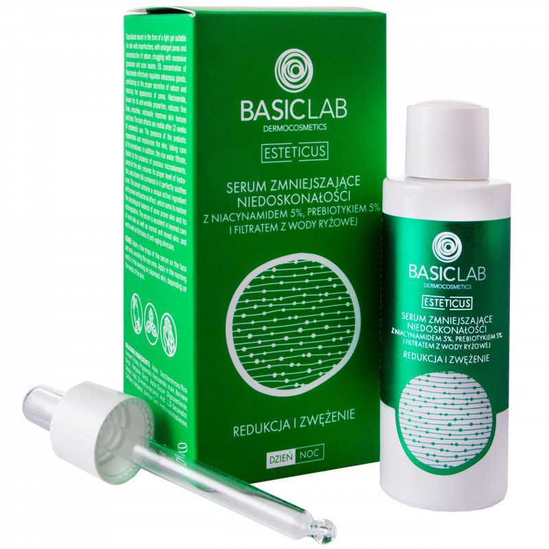 BasicLab Esteticus Redukcja i Zwężenie - serum zmniejszające niedoskonałości 30ml