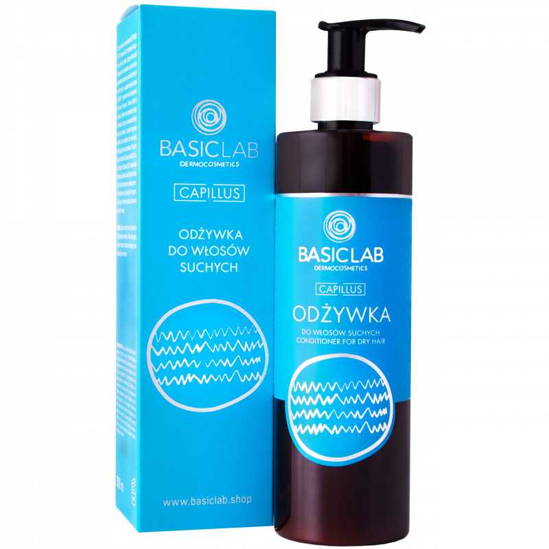 BasicLab Capillus - nawilżająca odżywka do włosów suchych 300ml