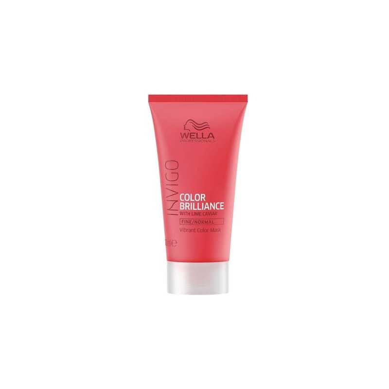 Wella INVIGO Brilliance maska do włosów farbowanych, wygładzająca 30ml Wella INVIGO Brilliance maska do włosów farbowanych, wygładzająca 30ml