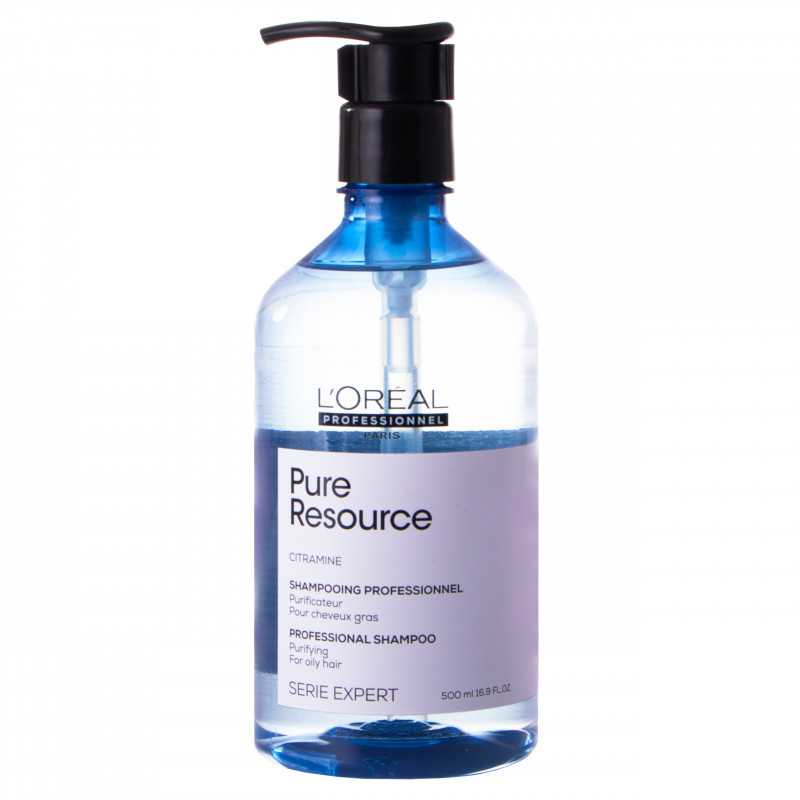 Loreal Pure Resource, szampon do przetłuszczających się włosów 500ml