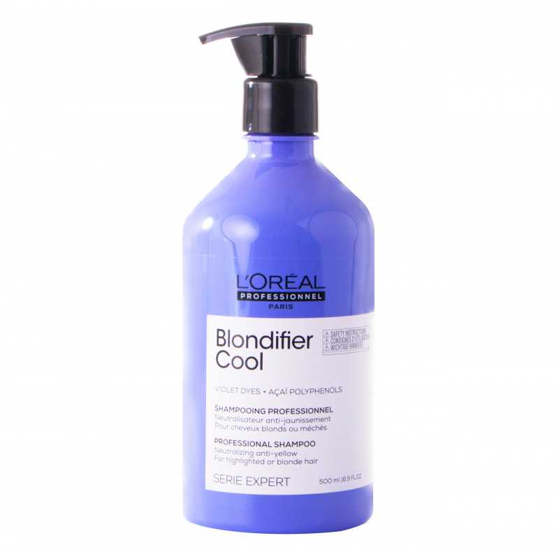 Loreal Blondifier COOL szampon chłodny ocień włosów blond 500ml Loreal Blondifier COOL szampon chłodny ocień włosów blond 500ml