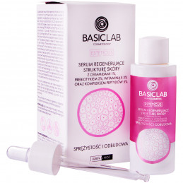 BasicLab serum regenerujące sprężystość i odbudowa z ceramidami oraz Wit E 50ml
