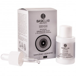 BasicLab Esteticus Serum peptydowe pod oczy Kuracja przeciwzmarszczkowa 15ml