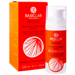 BasicLab Protecticus SPF 50+ lekki krem ochronny 50 ml