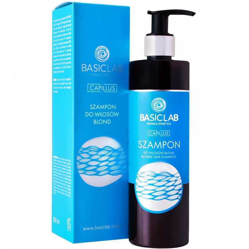 BasicLab Capillus Szampon do włosów blond 300 ml