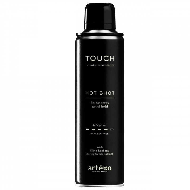 Artego Touch Hot Shot, lakier mocno utrwalający bez obciążania włosów 500ml
