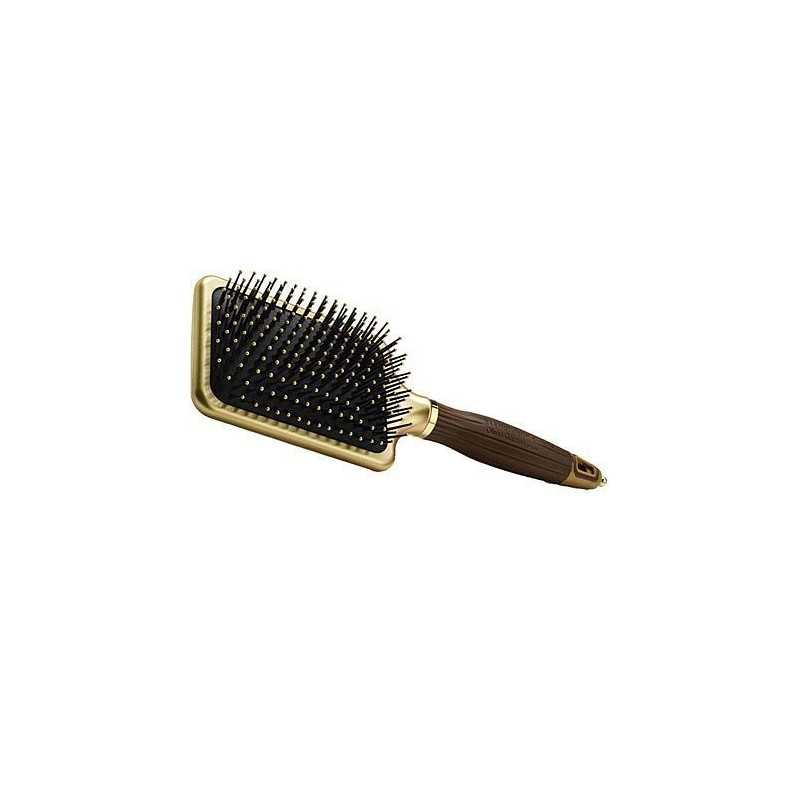 Olivia Garden Nano Thermic Paddle szeroka i płaska szczotka do wygładzania włosów