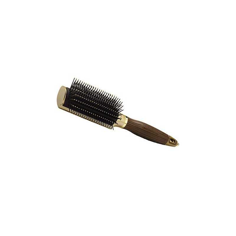 Olivia Garden Nano Thermic Styler 9 rzędów, okrągła szczotka do stylizacji i pielęgnacji włosów