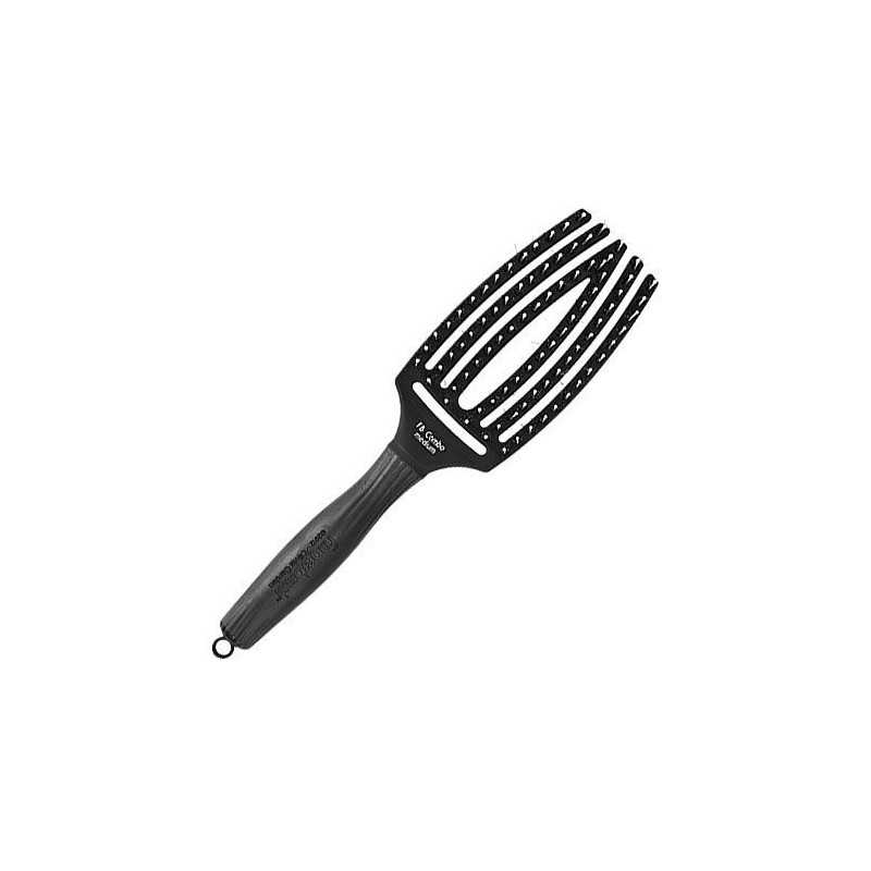 Olivia Garden Finger Brush Combo Medium, szczotka do opornych i grubych włosów z włosiem dzika