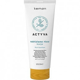 Kemon ACTYVA Nutrizione Ricca, ekstremalnie nawilżająca maska do włosów 200ml