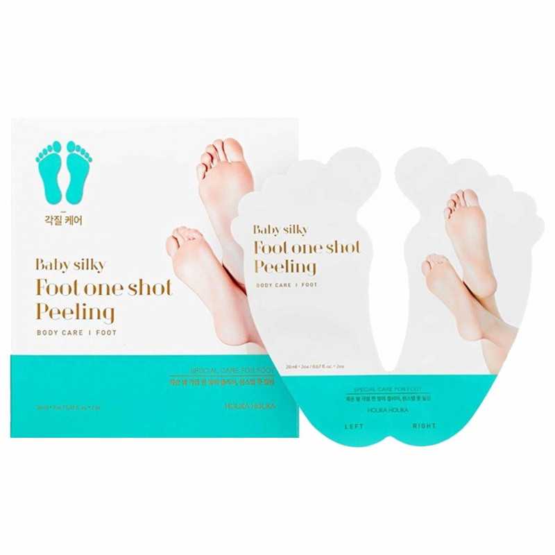 Holika Holika Baby silky foot one shot peeling do stóp, usuwa zrogowaciały naskórek 2x20ml