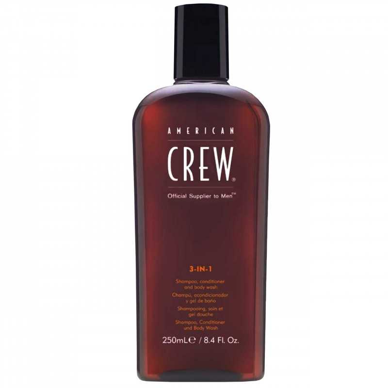American Crew 3in1 szampon odżywka i żel pod prysznic 250ml