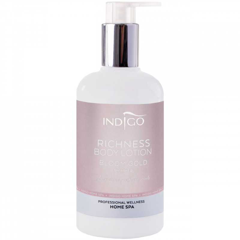 Indigo Body Lotion Bloom Gold Shimmer balsam do ciała z drobinkami 300ml