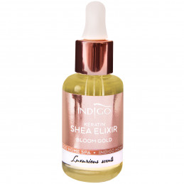 Indigo Keratin Shea Elixir Bloom Gold odżywcza oliwka do skórek i paznokci 8ml