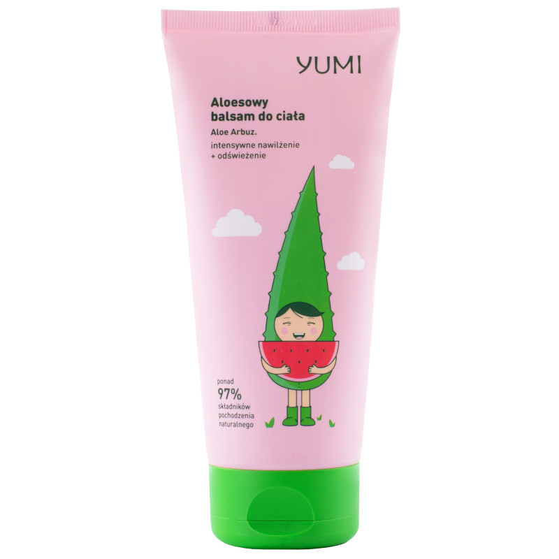 YUMI Aloes & Arbuz  nawilżający balsam do ciała 200ml