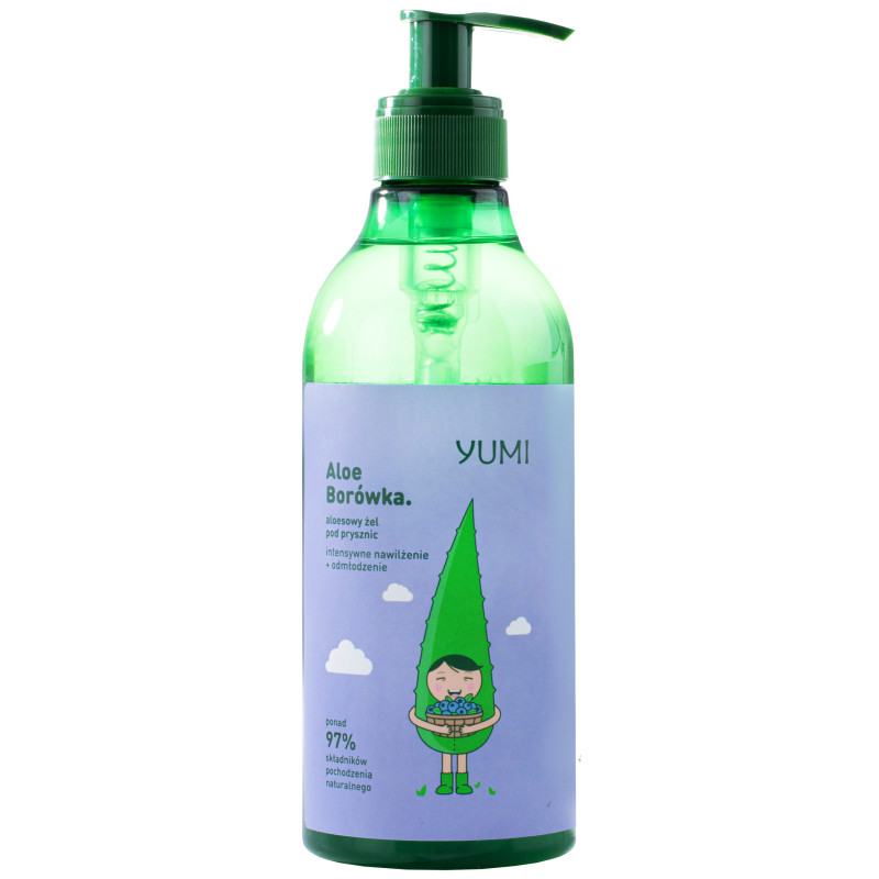 Yumi  Aloes & Borówka nawilżający  żel pod prysznic 400 ml