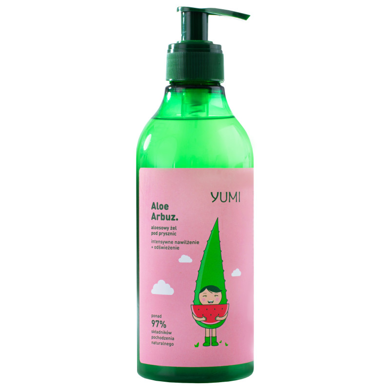 Yumi Aloes & Arbuz nawilżająco-odświeżający żel pod prysznic 400 ml