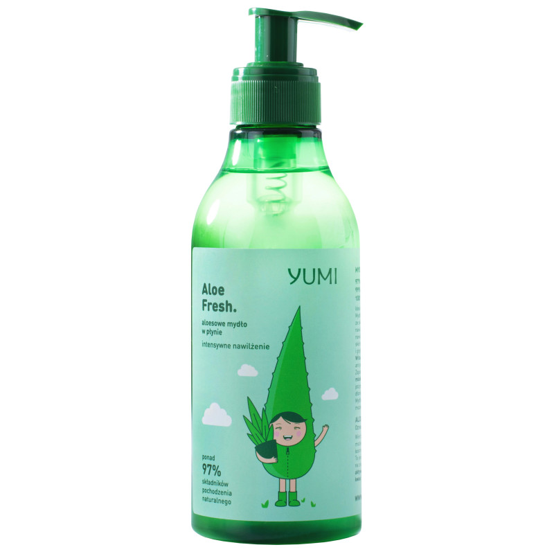 Yumi  Aloe Fresh aloesowe nawilżające mydło w płynie 300 ml