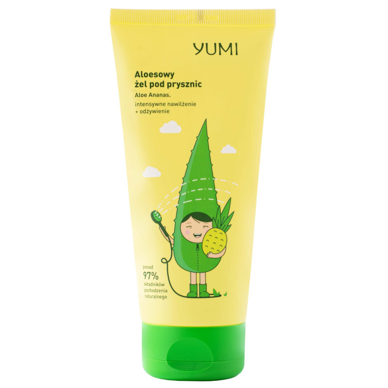 Yumi Aloes & Ananas nawilżający żel pod prysznic 200 ml