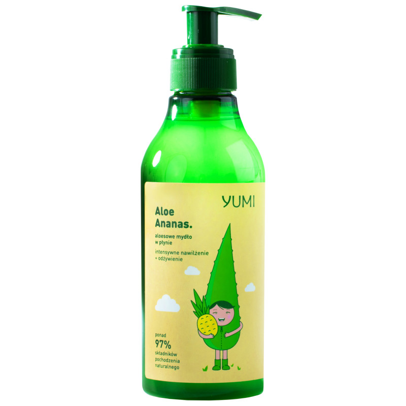 Yumi Aloes & Ananas nawilżające mydło w płynie 300 ml