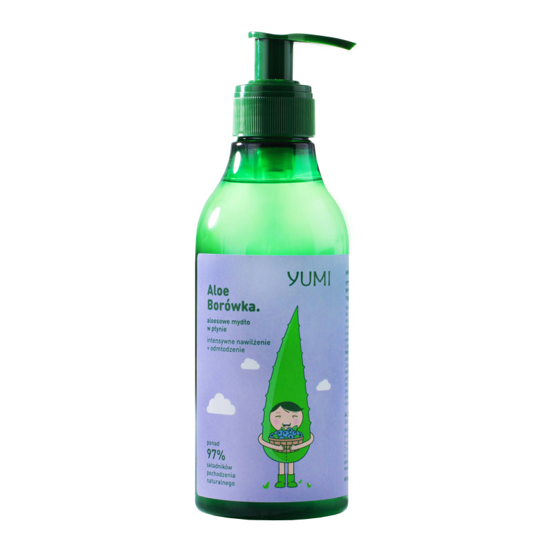 Yumi Aloe & Borówka nawilżające mydło w płynie 300 ml