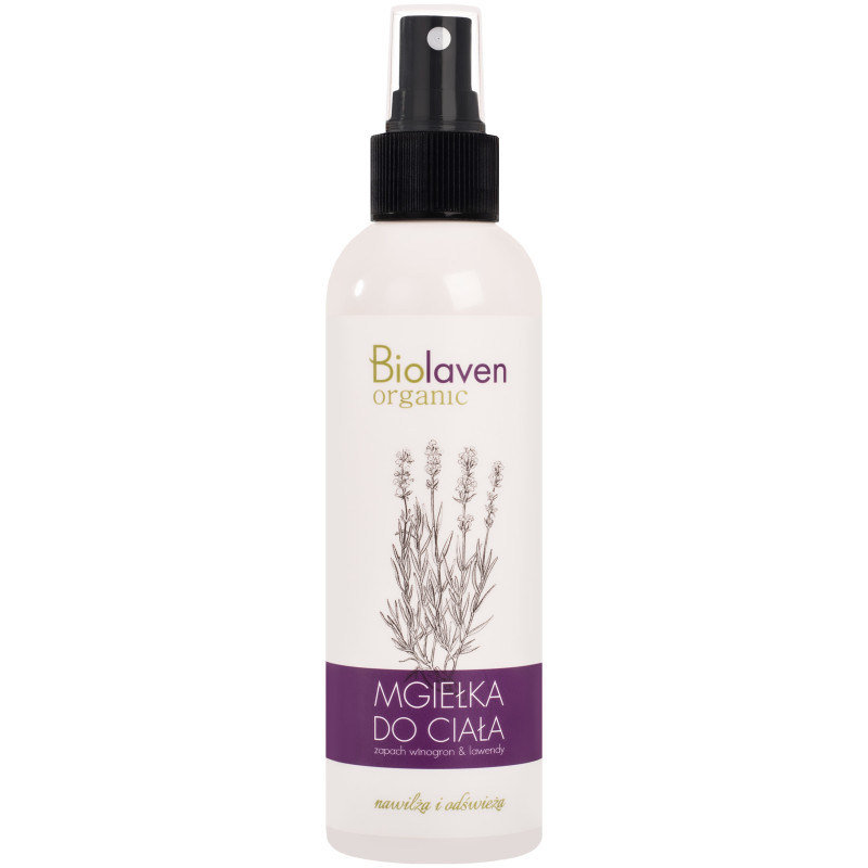 Biolaven mgiełka do ciała - zapachowa, nawilżająca mgiełka do ciała, 200ml