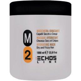 Echosline M2 Hydrating Mask – nawilżająca maska do włosów suchych i puszących się, 1000ml