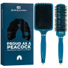 Zestaw Szczotek Olivia Garden Peacock - Paddle Brush + Speed XL 44mm