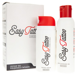 Easy Tattoo - zestaw do pielęgnacji tatuażu, 100ml i 125ml