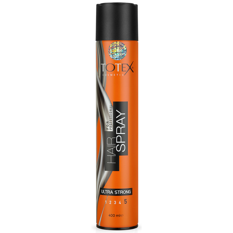 Totex Hair Spray Ultra Strong - bardzo mocny lakier do włosów, 400ml