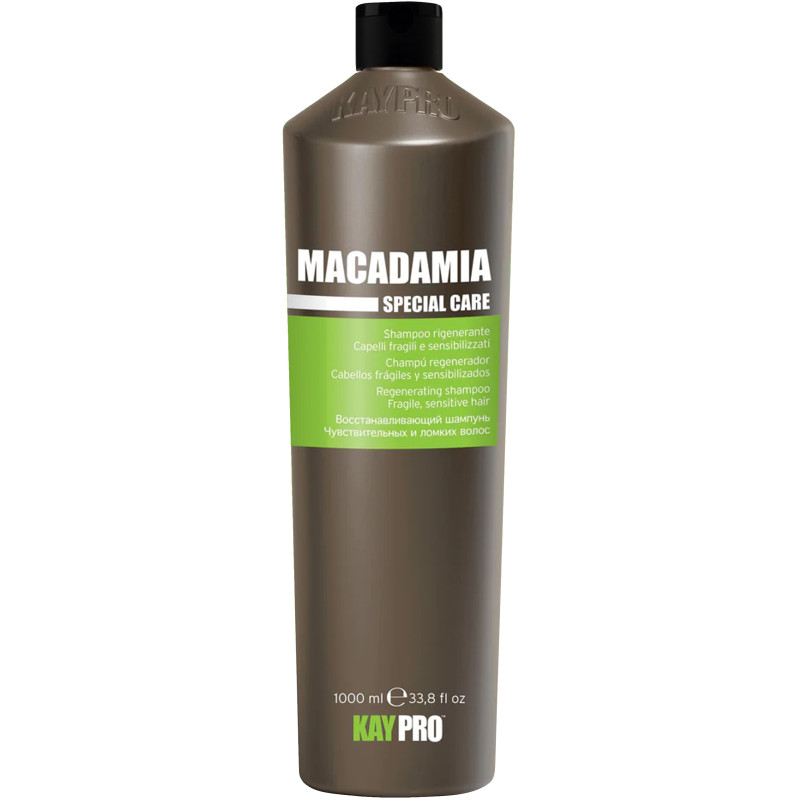 KayPro Macadamia Special Care - szampon regenerujący do włosów cienkich, 1000ml