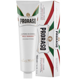 Proraso Sensitive Shaving Soap - mydło do golenia skóry wrażliwej z zieloną herbatą, 150ml