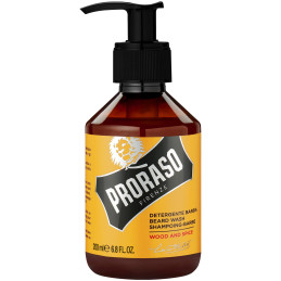 Proraso Wood & Spice Beard Wash - drzewno-korzenny płyn do mycia brody, 200ml