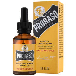 Proraso Wood & Spice Beard Oil - drzewno-korzenny olejek do brody, 30ml