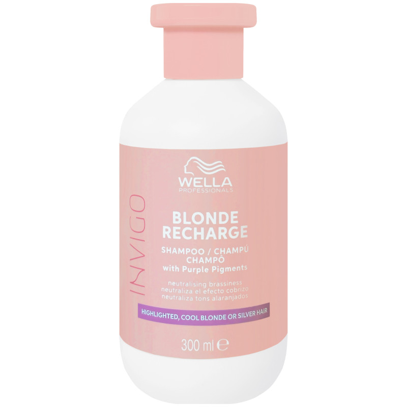 Wella Invigo Blonde Recharge Shampoo - szampon do włosów blond, 300ml